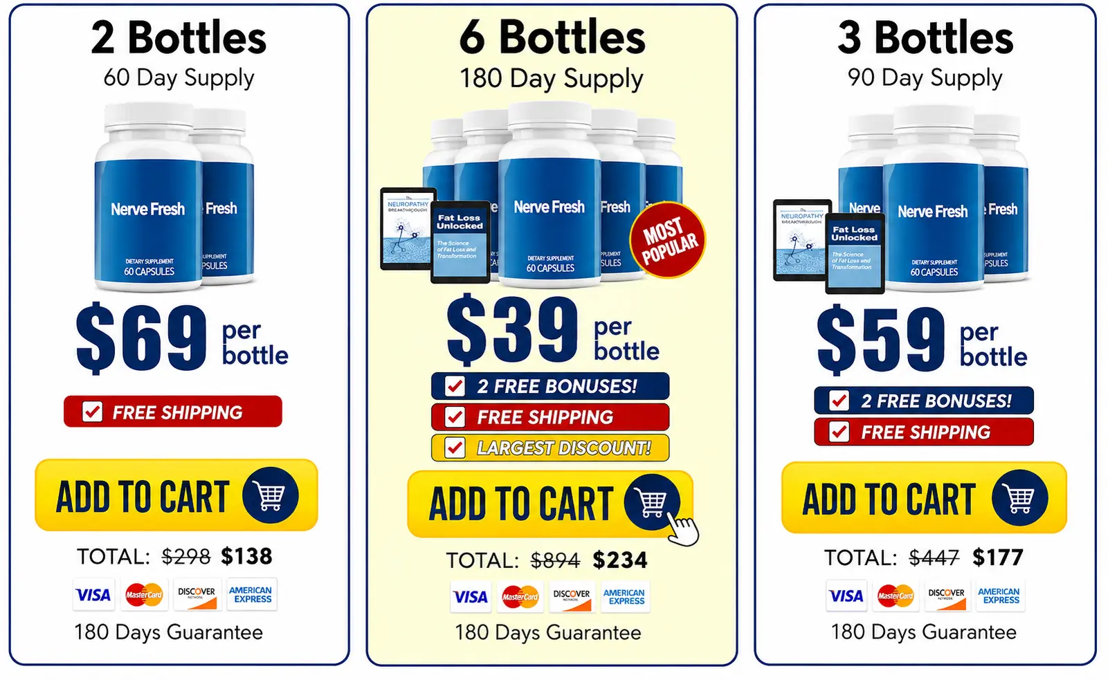 Nerve Fresh Special 75% Discount Pricing